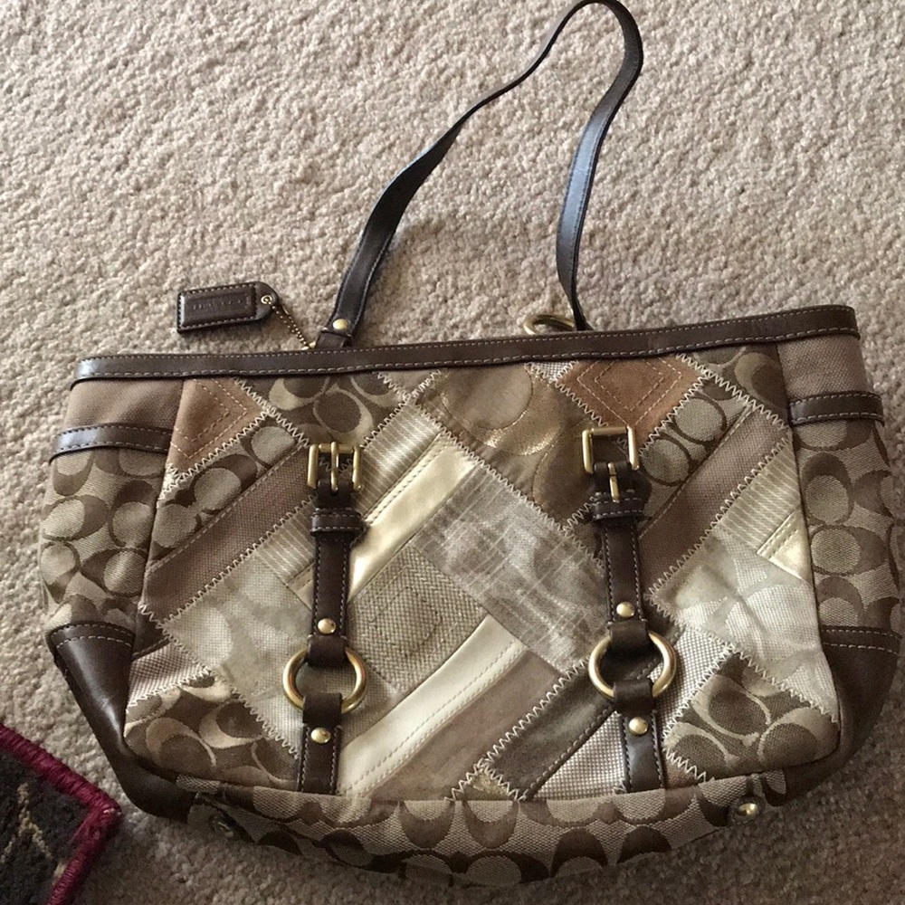 Coach bag - missing one strap